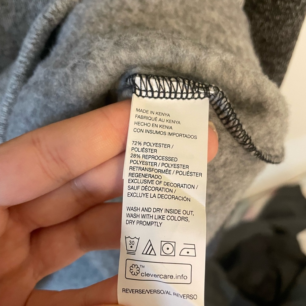 Mens Izod Gray Zip Up Sweater - Picture 8 of 9
